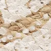 vidaXL Tapis Jute Tressé Imprimé 150 cm Rond Voir les images du produit 4