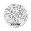 MuchoWow® Mauspad Mousepad Karte - Augsburg - Karte - Produktbild-Vorschau 1