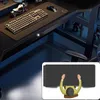 Moderner Gaming-Schreibtisch für Gamer, schwarz, Loft-Stil, Produktbild-Vorschau 9