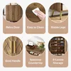 A collage of images showcasing different features of a shoe cabinet. Náhľad obrázku produktu