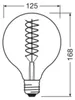 Osram Vintage 1906® Classic GLOBE125 FIL 60 LED-Lampe mit Produktbild-Vorschau 6