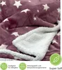 heimtexland ® samtig weiche Kuscheldecke Sterne Soft Produktbild-Vorschau 3