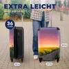 MuchoWow® Koffer Handgepäck Trolley Rollkoffer Kleine Produktbild-Vorschau 5