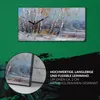 Wandkunst Leinwand Bild Uhr Geräuschlos 60x30 Ölgemälde Produktbild-Vorschau 5