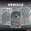 1995-2002 Mercedes W210 Tappetini TPE Grigio 4 pz Anteprima dell’immagine prodotto 3