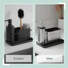 Organizer per lavello Relaxdays, con dispenser per sapone e Anteprima dell’immagine prodotto 6