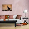 Wallario selbstklebendes Poster - Rothirsch am Abend, Produktbild-Vorschau 3