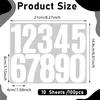10 nálepek s čísly Náhled obrázku produktu 5