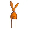 Edelrost Gartenstecker Hase Rost Gartendeko Osterhase Produktbild-Vorschau 3