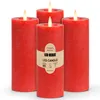 Set di 4 candele LED a cera, fiamma tremolante, Ø 7x18 cm, Anteprima dell’immagine prodotto 1