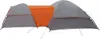 Campingzelt 5 Personen Grau und Orange Wasserdicht, Produktbild-Vorschau 6