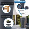 4rain AZURA 2w1 zbiornik na deszczówkę 120 l graphite grey Podgląd zdjęcia produktu 4