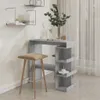 vidaXL Barový stůl s policí Grey Sonoma 100x50x101,5 cm Náhled obrázku produktu 3
