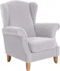 Ohrensessel Katria Bezug Veloursstoff Buche natur / silber Produktbild-Vorschau 1