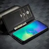 Hülle für Samsung Galaxy S10 Kohlefaser Leder Brieftasche Produktbild-Vorschau 5