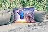 MuchoWow® Outdoor Kissen - Schmetterling - Sonnenuntergang Produktbild-Vorschau 2