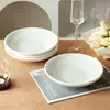 Suppenteller Set 4-teilig Keramik Ø22 cm – Tiefe Teller für Produktbild-Vorschau 8
