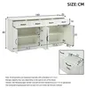 STILVORA Sideboard mit 4 Schubladen und 4 Türen, Kommode Produktbild-Vorschau 7