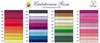 A color chart showing different shades of thread or yarn, organized into columns with numerical labels. Voir les images du produit