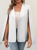 Damen-Blazer im Cape-Stil mit geschlitzten Ärmeln und Produktbild-Vorschau 4