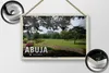 Blechschild Reise 18x12cm Abuja Nigeria Millenium Park Produktbild-Vorschau 2