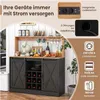 COSTWAY Küchenschrank Buffetschrank mit Arbeitsplatte, Produktbild-Vorschau 3