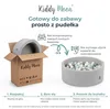1182 KiddyMoon Suchy basen okrągły VELVET z piłeczkami 7cm Podgląd zdjęcia produktu 4