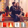 Set di 5 candele LED con cera vera, effetto fiamma Anteprima dell’immagine prodotto 7