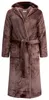 GAUBERT Accappatoio unisex in pile con cappuccio, extra Anteprima dell’immagine prodotto 1