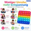 Fidget Pop Toy Rainbow Viereck Produktbild-Vorschau 5