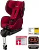 A red RECARO car seat with various award badges displayed. Produktbild-Vorschau