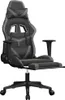 vidaXL Gaming-Stuhl mit Fußstütze Schwarz und Grau Produktbild-Vorschau 6