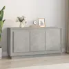 vidaXL Sideboard gris béton 102x35x55 cm Bois composite Voir les images du produit 1