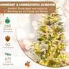 190 cm künstlicher Weihnachtsbaum mit 280 LED-Lichtern, Produktbild-Vorschau 2