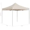 vidaXL Profi-Partyzelt Faltbar Aluminium 2x2 m Creme Produktbild-Vorschau 5