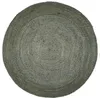 Tapis rond en jute vert 120cm Mrcarpet Voir les images du produit 2