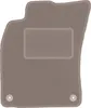 Fahrerfußmatte Velours beige passend für Audi A6 C6 FL Produktbild-Vorschau 1
