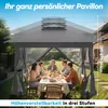 LARS360 Anthrazit 4x4 m Pop-Up Party Pavillon, Produktbild-Vorschau 7