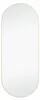 Moderner Wandspiegel JOSIE oval 30 x 70 cm goldfarbenes Produktbild-Vorschau 3