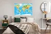 MuchoWow® Poster Weltkarte - Atlas - Farben - Kinder - Produktbild-Vorschau 4