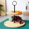 EXCELLENT HOUSEWARE Etagere aus Bambus Kuchenplatte Produktbild-Vorschau 10