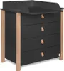 FURNLUX Wickeltisch Etude Schwarz 90cm / Hauptfarbe: Produktbild-Vorschau 1
