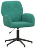 Chaise de bureau vidaXL, turquoise, velours, 54 x 55 x 90 Voir les images du produit 1