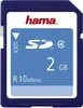 A close-up studio shot of a Hama SecureDigital 2GB memory card. Produktbild-Vorschau