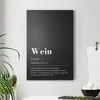 DEQORI Kreidetafel 40x60 cm 'Wein - Definition' Tafel Produktbild-Vorschau 3