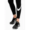 A close-up shot of a person's legs wearing black Nike leggings and black Nike sneakers. Produktbild-Vorschau