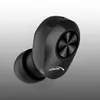 A single black wireless earbud is shown against a gradient background. Podgląd zdjęcia produktu