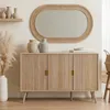 Sideboard ALMA, 120 cm mit 3 Türen, Eiche Finish - Kommode Produktbild-Vorschau 1