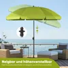 Sekey Sonnenschirm Rund Ø160cm Gartenschirm UV Schutz 50+ Produktbild-Vorschau 7