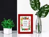 MG Design rám na fotografie 13 x 18 cm - farba červená, z Náhľad obrázku produktu 2
